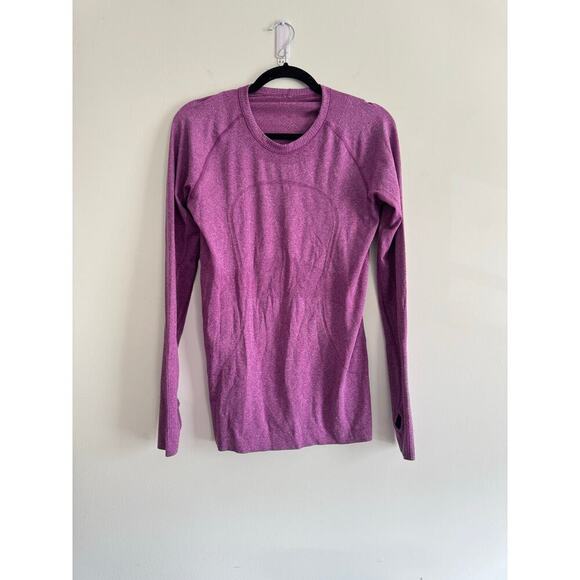 Lululemon Tops - Lululemon Women’s Swiftly Running Athletic Shirt Heathered Purple Size 10